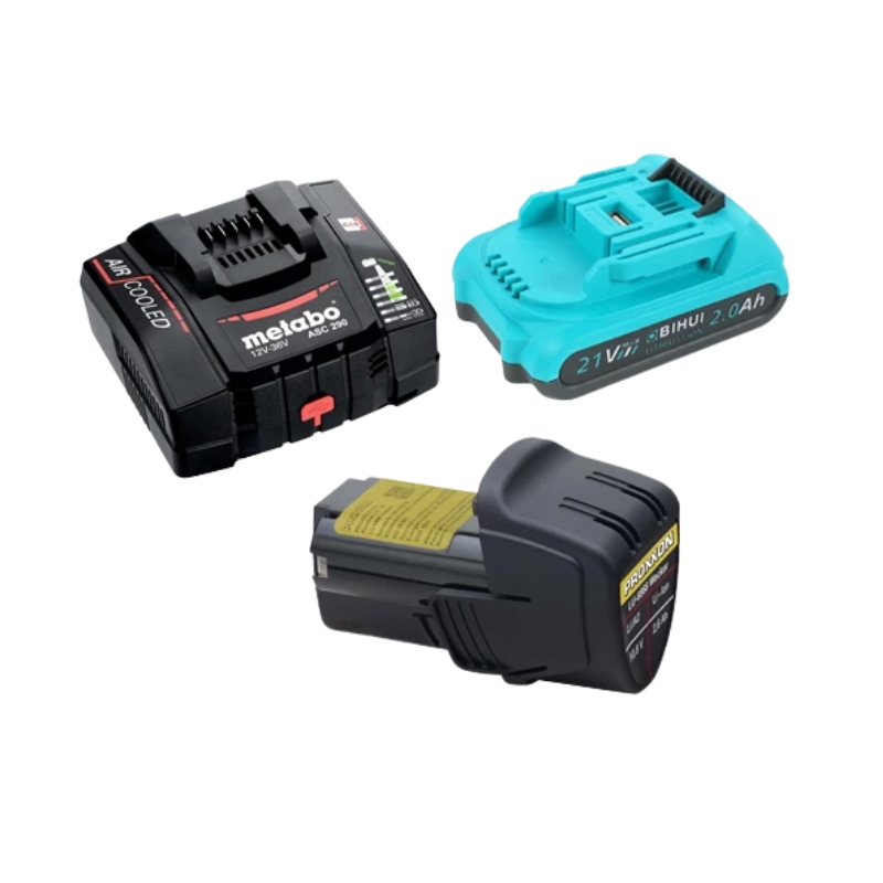 Batterier & oplader